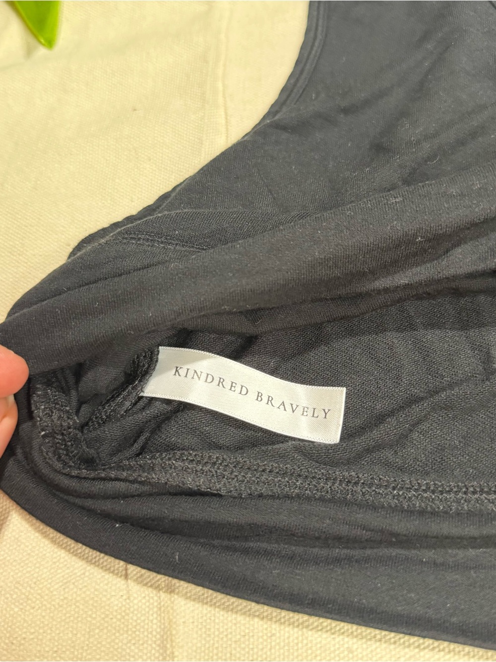Kindred Bravely French Terry Nursing Sleep Bra Black XL - Picture 6 of 13